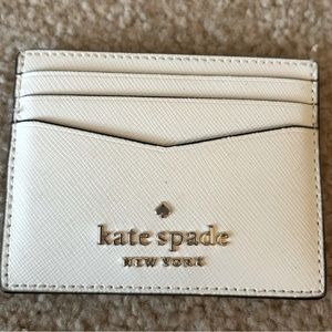 Kate Spade Card Holder in Parchment (color)